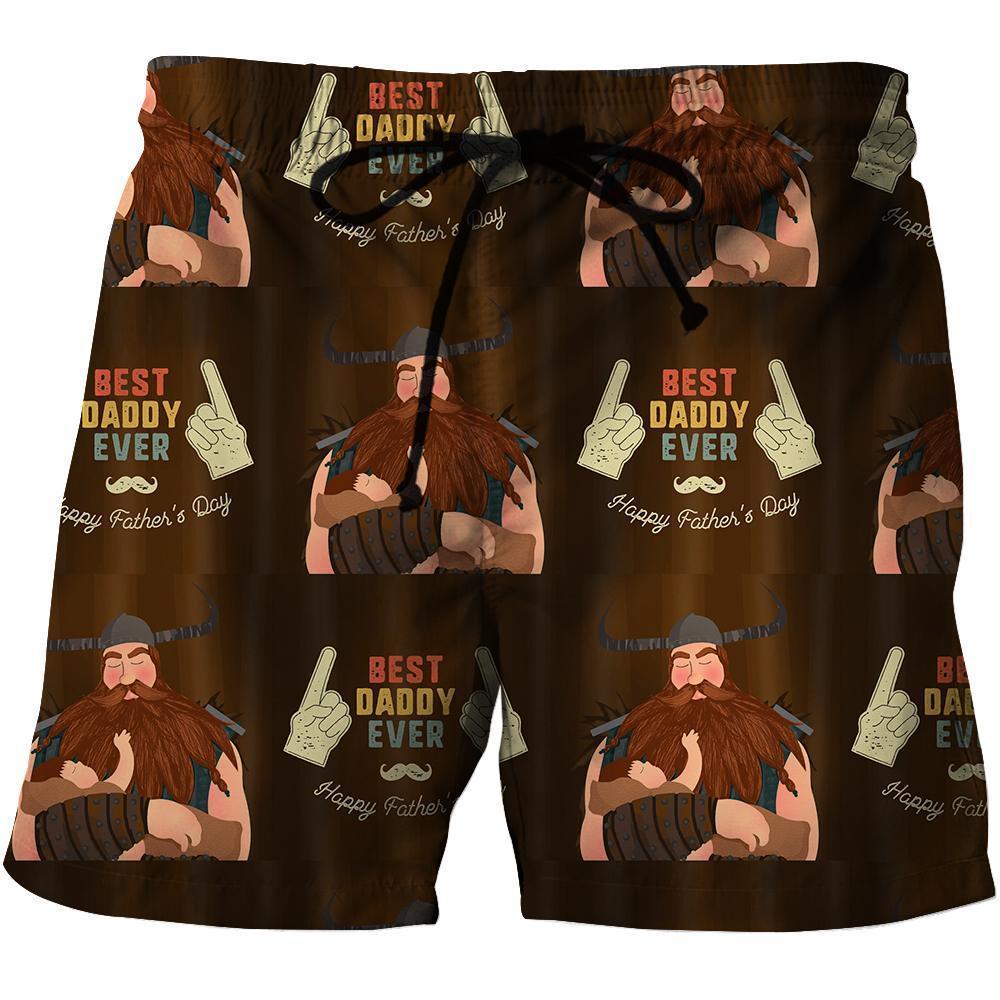 3D All Over Happy Father's Day Hoodie-Apparel-Khanh Arts-Shorts-S-Vibe Cosy™