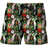 Major Mitchell’s Cockatoo Parrot and Flower Shirt-Apparel-Phaethon-SHORTS-S-Vibe Cosy™