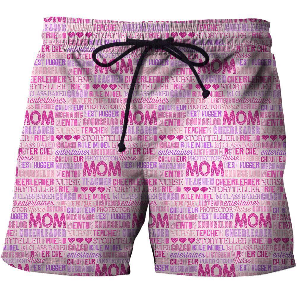 3D All Over Happy Mother's Day Quote Hoodie-Apparel-Khanh Arts-Shorts-S-Vibe Cosy™