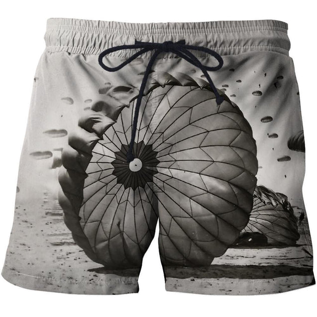 3D All Over Printed Paratrooper The Soldiers Shirts-Apparel-HP Arts-SHORTS-S-Vibe Cosy™