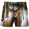 3D All Over Print Deer Winter Shirts-Apparel-Phaethon-SHORTS-S-Vibe Cosy™