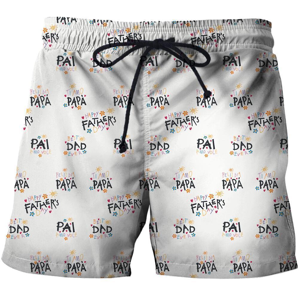 3D All Over PAI AMO VOCÊ Hoodie-Apparel-Khanh Arts-Shorts-S-Vibe Cosy™