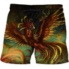 Phoenix Flying 3D All Over Printing Shirts-Apparel-Phaethon-SHORTS-S-Vibe Cosy™