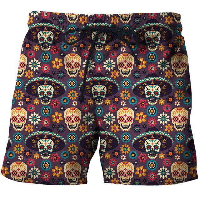 Blusa Bsc Mexican Hat Skull-Apparel-Phaethon-SHORTS-S-Vibe Cosy™