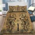 Egyptian Gods Ancient Anubis Tattoo 3D design Bedding set