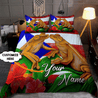 Customize Name Couple Coqui Puerto Rico Bedding Set AM03062101