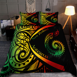 New Zealand Aotearoa Maori Bedding Set ML