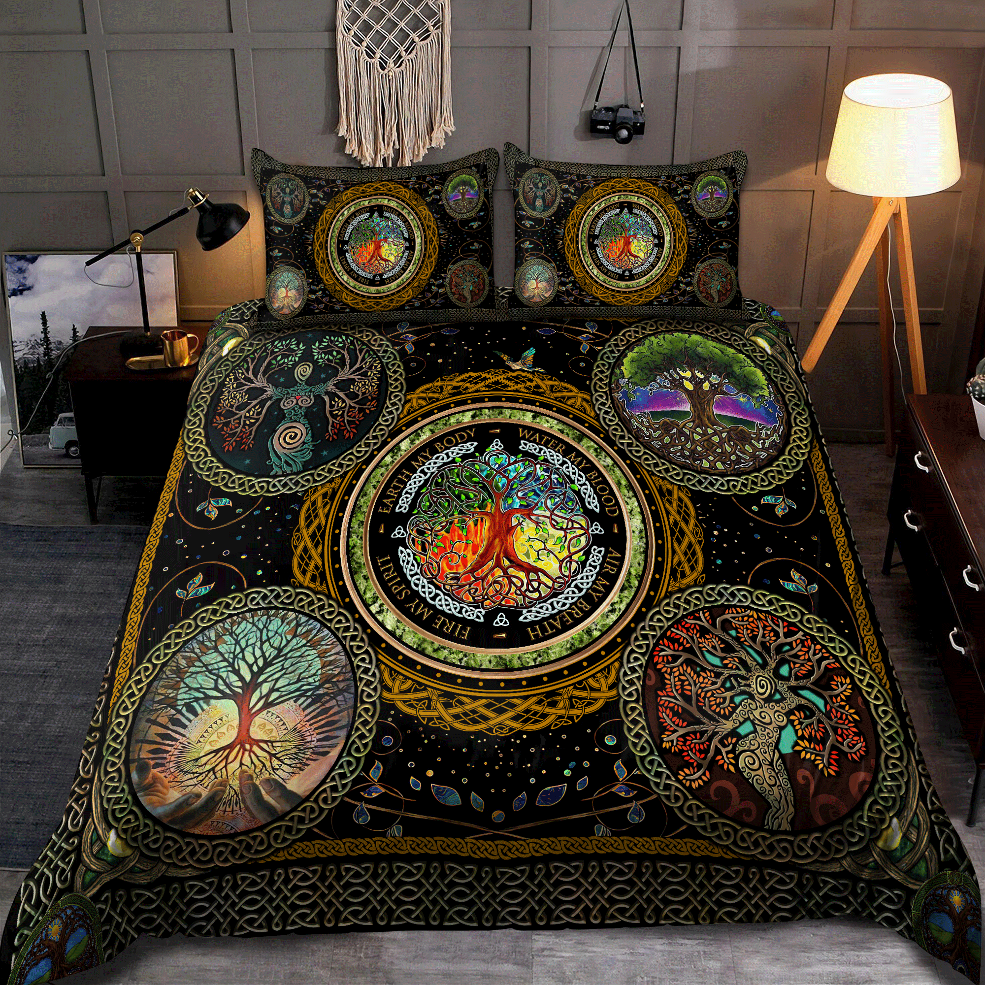 Celtic Tree Of Life 3D All Over Printed Bedding Set