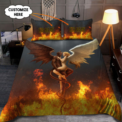 Customize Name Skull Bedding Set AM11062104