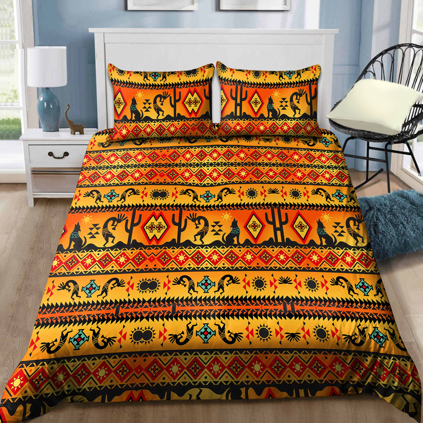 Native American 3D All Over Printed Bedding Set
