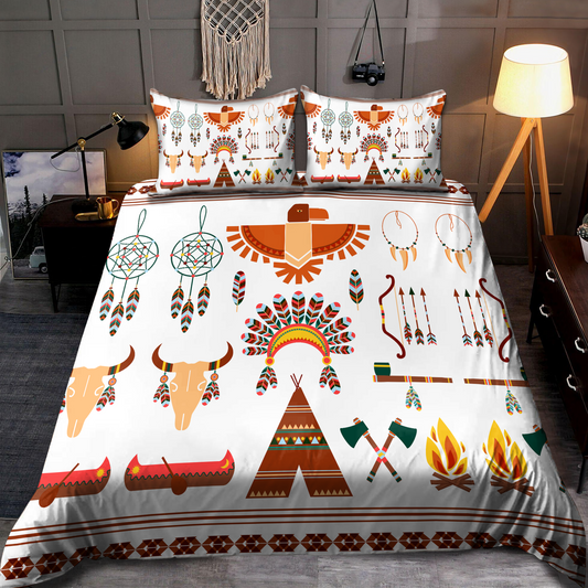 Native American 3D All Over Printed Bedding Set