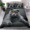 Cute Short Hair Scottish Cat Bedding Set MH12012105