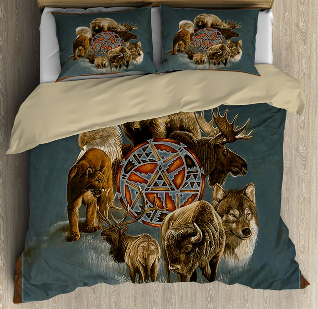 Native American 3D All Over Printed Bedding Set