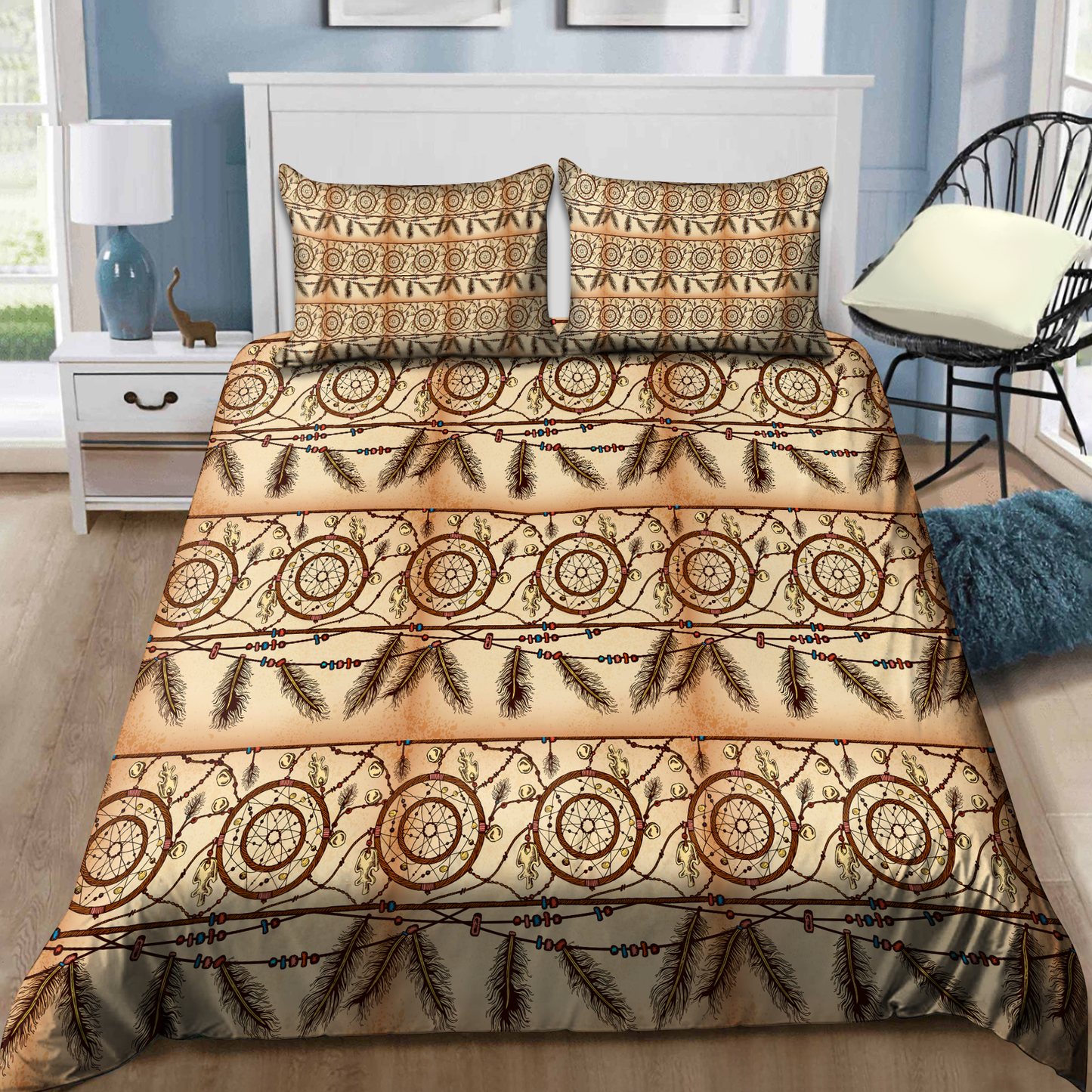 Native American 3D All Over Printed Bedding Set