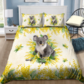 Australia Koala Golden Wattle bedding set