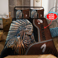 Customized Name Native American 3D All Over Printed Bedding Set