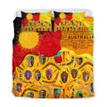 Aboriginal Peoples Australia Boomerang Indigenous Bedding Set