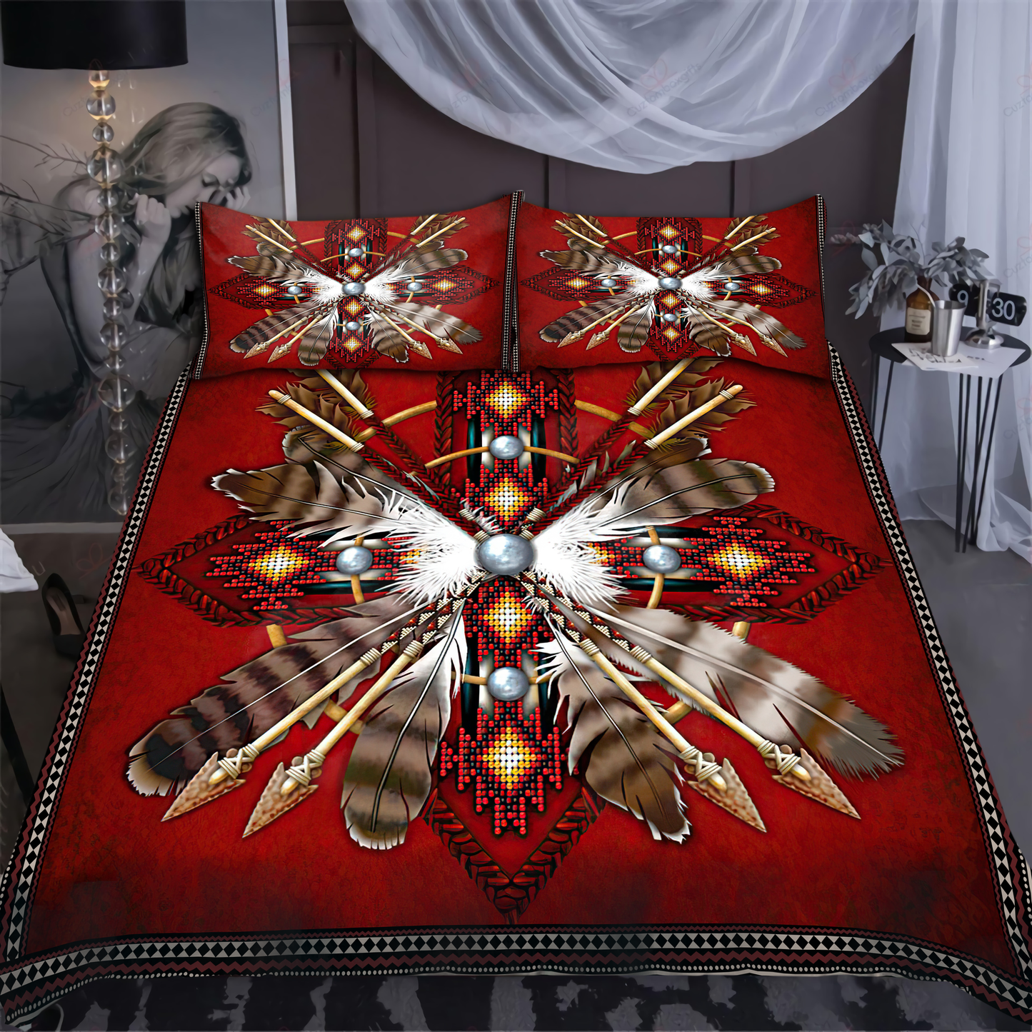 Native American 3D All Over Printed Bedding Set