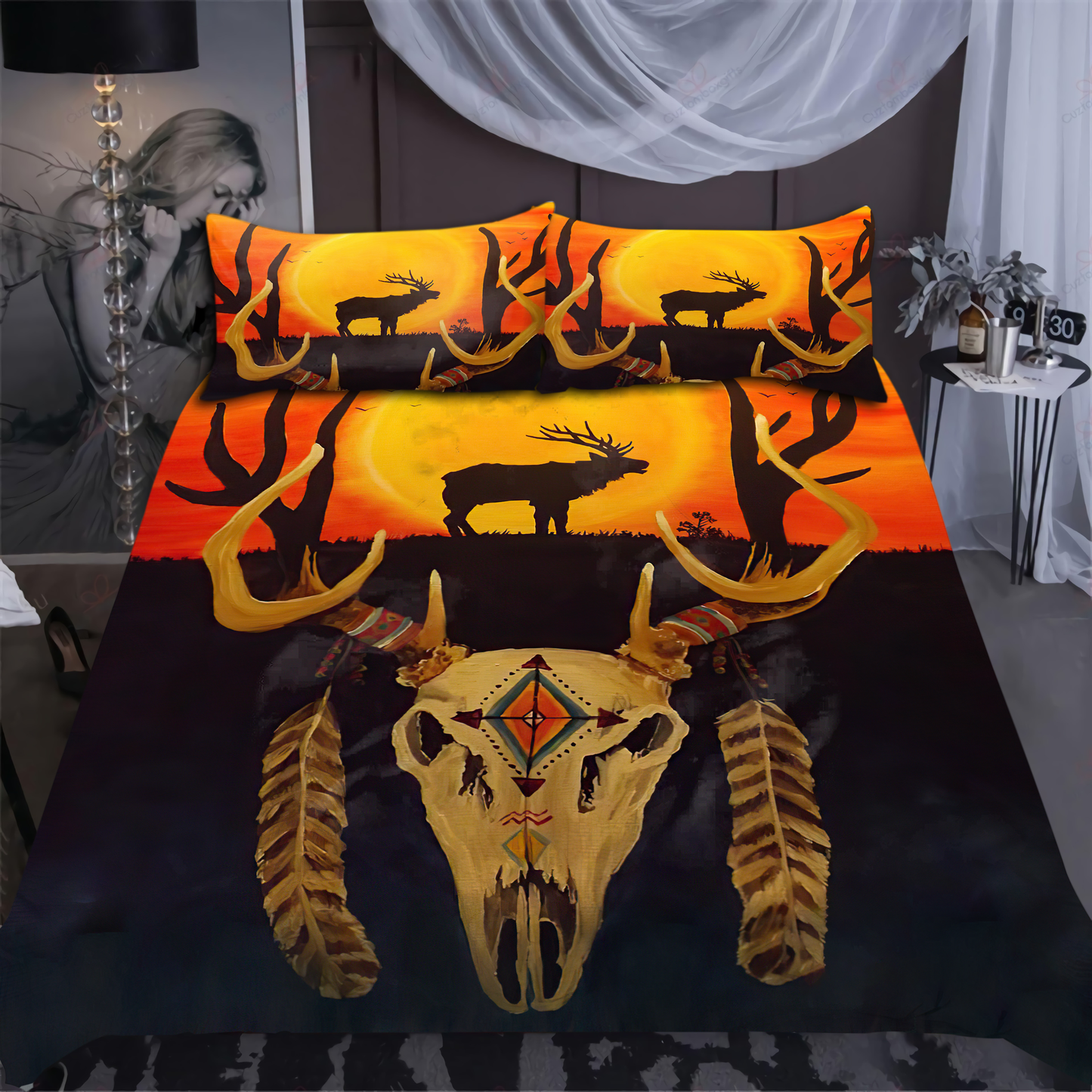 Native American 3D All Over Printed Bedding Set