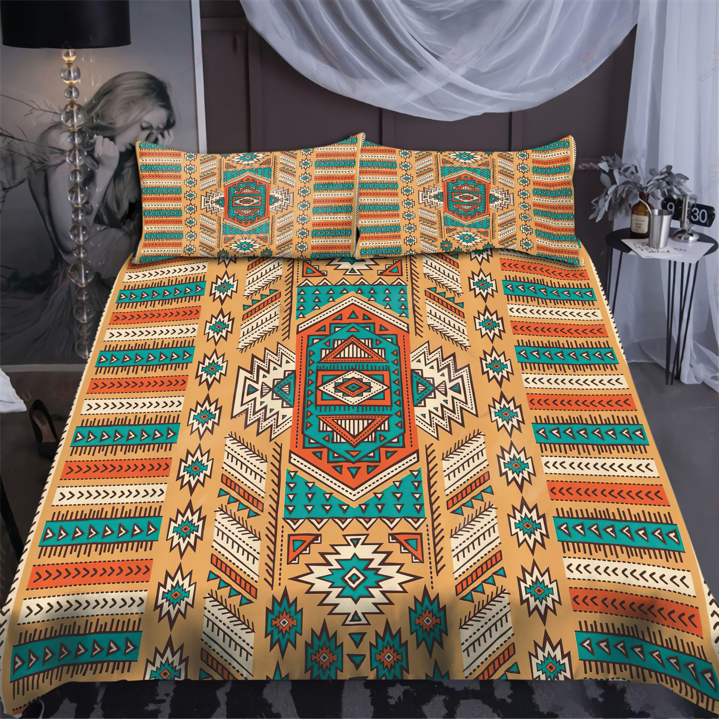 Native American 3D All Over Printed Bedding Set
