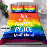 Customize Name LGBT Pride Bedding Set SN20052103