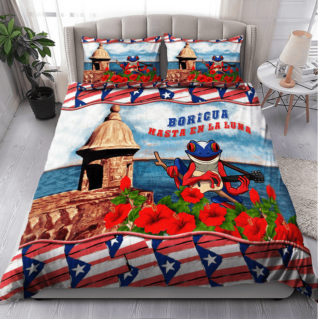 Puerto Rico Art 3D Printed Bedding Set