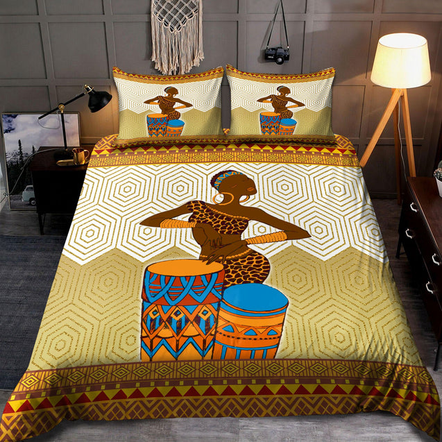 African Girl Drum Bedding Set TN NTN26042102.S1