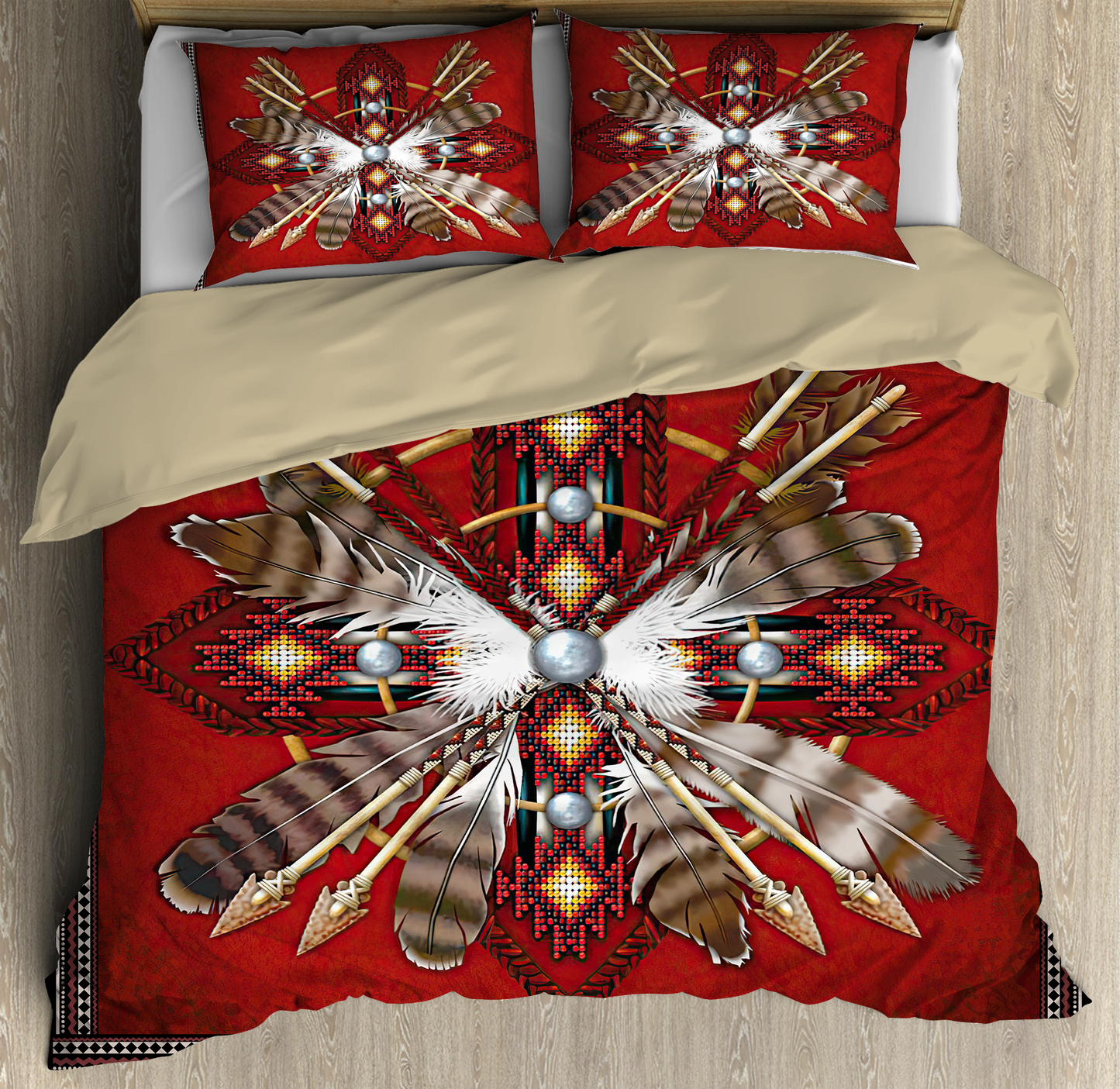 Native American 3D All Over Printed Bedding Set
