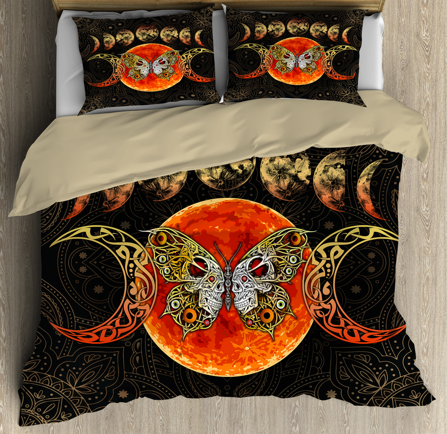 Premium All Over Printed Butterfly Wicca Bedding Set MEI