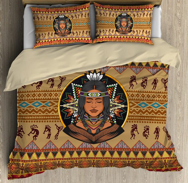 Native American 3D All Over Printed Bedding Set
