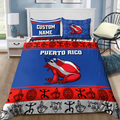 Customize Name Coqui Loving Puerto Rico Bedding Set