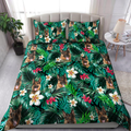 German shepherd hawaiian bedding set