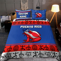 Customize Name Coqui Loving Puerto Rico Bedding Set