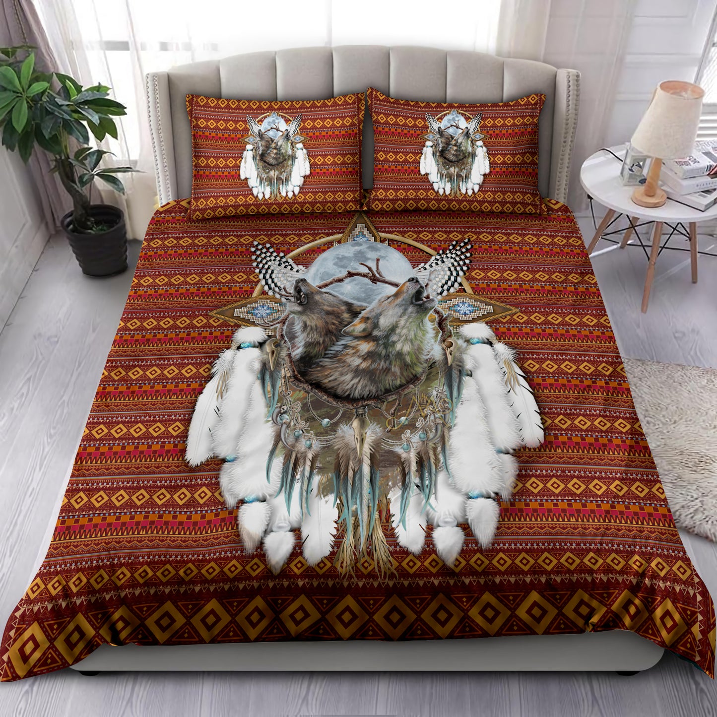 Native American 3D All Over Printed Bedding Set