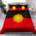 Aboriginal Australia Flag Indigenous Painting Art Bedding Set