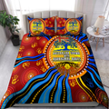 Australian grown with Aboriginal Roots 3D Design Bedding Set