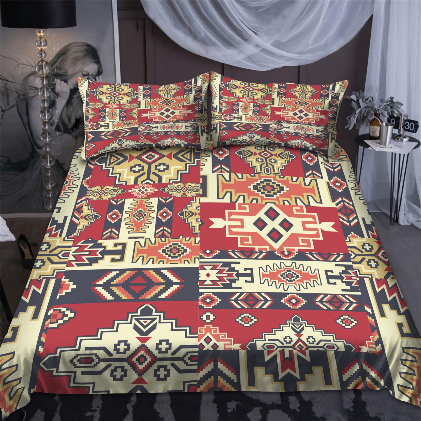 Native American 3D All Over Printed Bedding Set