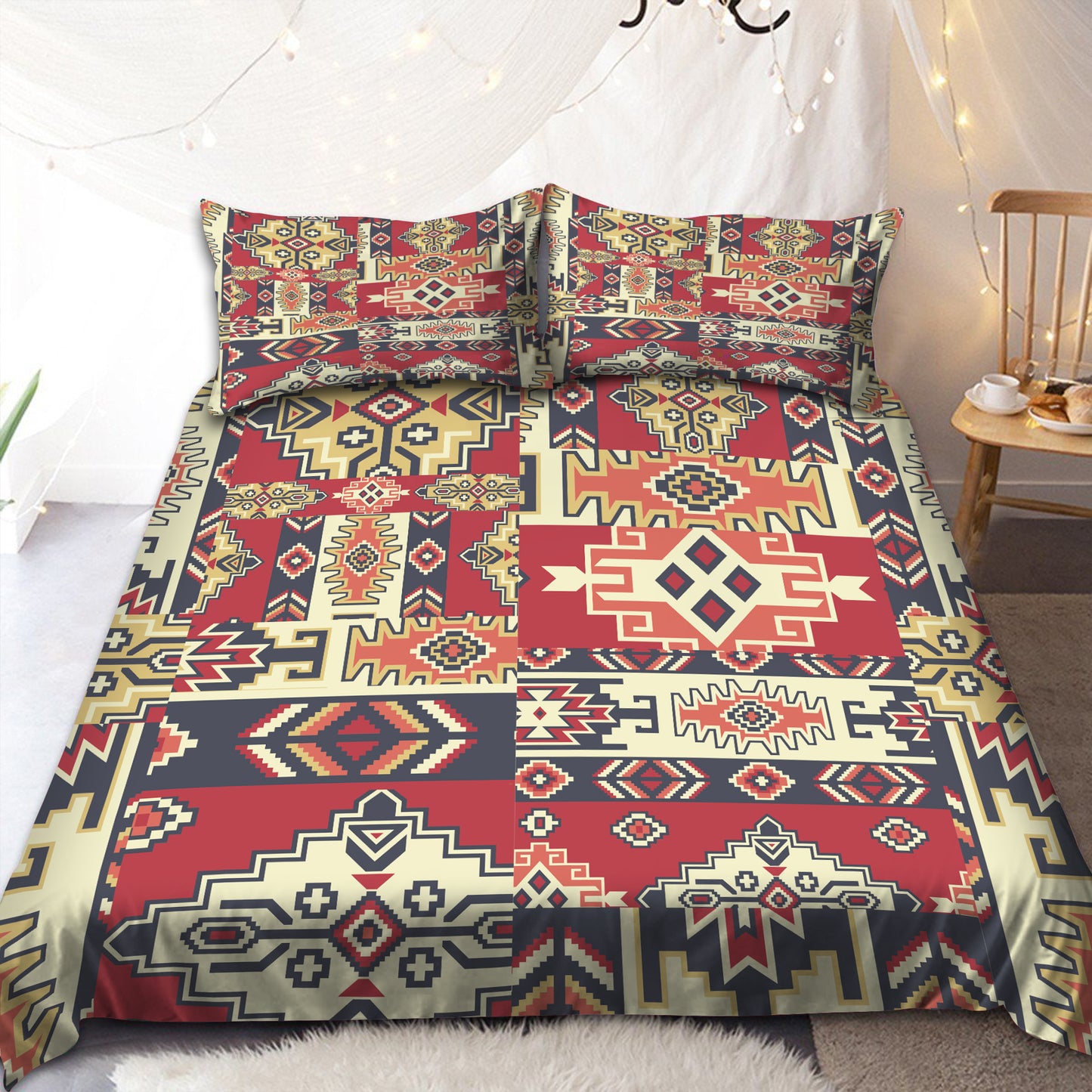 Native American 3D All Over Printed Bedding Set
