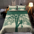 Premium All Over Printed Arborist Logger Lumberjack Chainsaw Bedding Set MEI