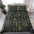 Egyptian Hieroglyphs And Deities Mythology Culture 3D design Bedding set