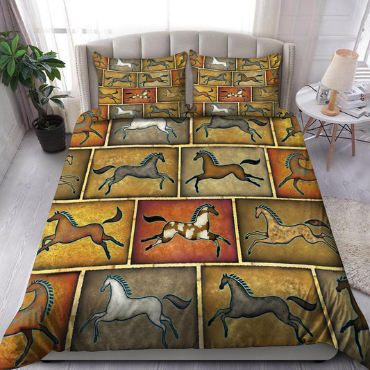 Horse Native 3D All Over Printed Bedding Set