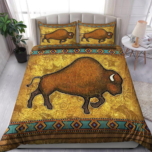 Bison Native American 3D All Over Printed Bedding Set