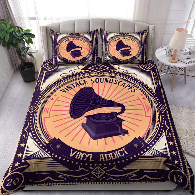 Vinyl Record 3D All Over Printed Bedding Set