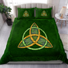 Irish Skull Saint Patrick Day Celtic Clover Bedding Set XT