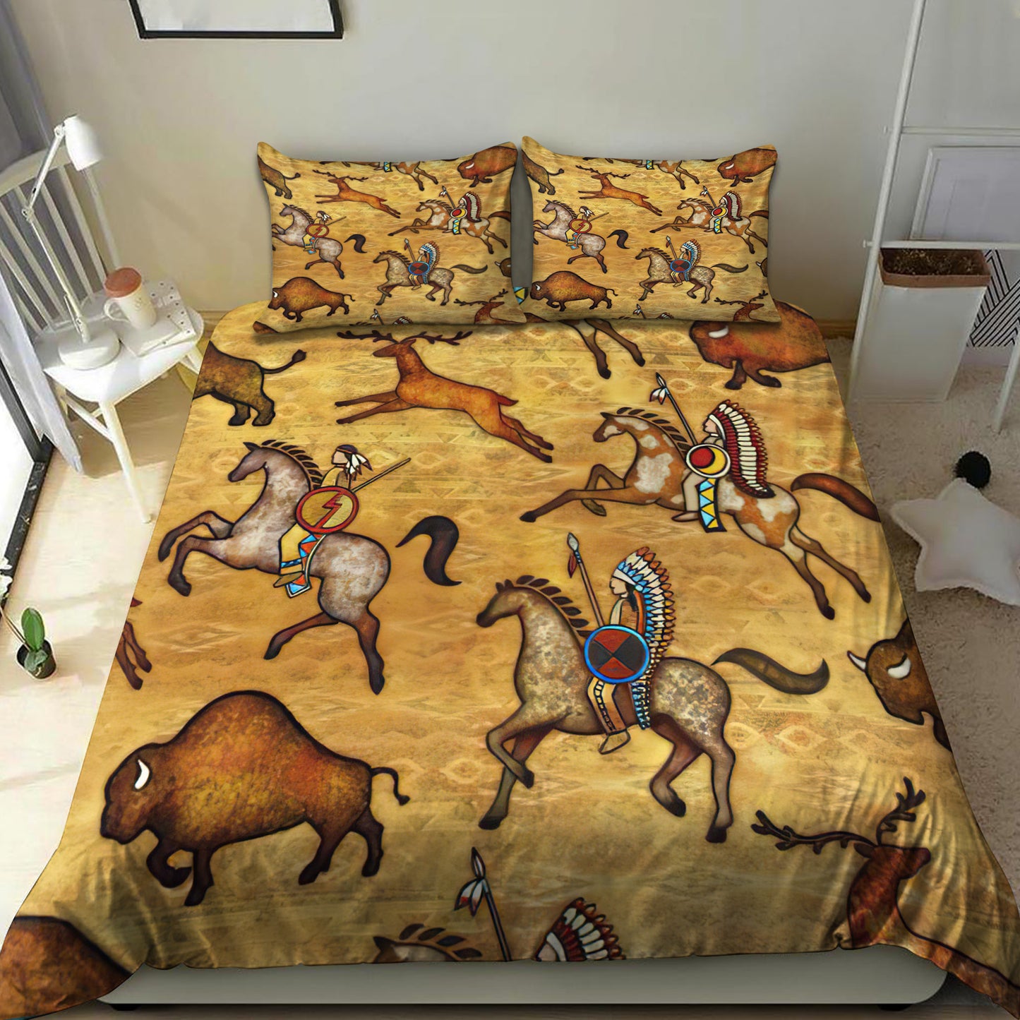 Horse Native American 3D All Over Printed Bedding Set