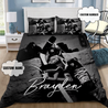 Hockey Bedding Set Custom name Custom number XT