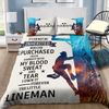 Premium All Over Printed Lineman Bedding Set MEI