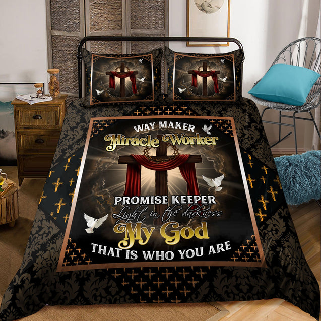 Jesus Way Maker 3D All Over Printed Bedding Set