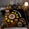 Aboriginal Heal the country Naidoc 2021 3D design Bedding set