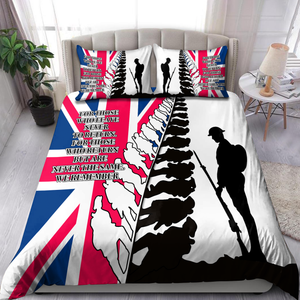 For those who leave never to return UK Veteran 3D printed Bedding set